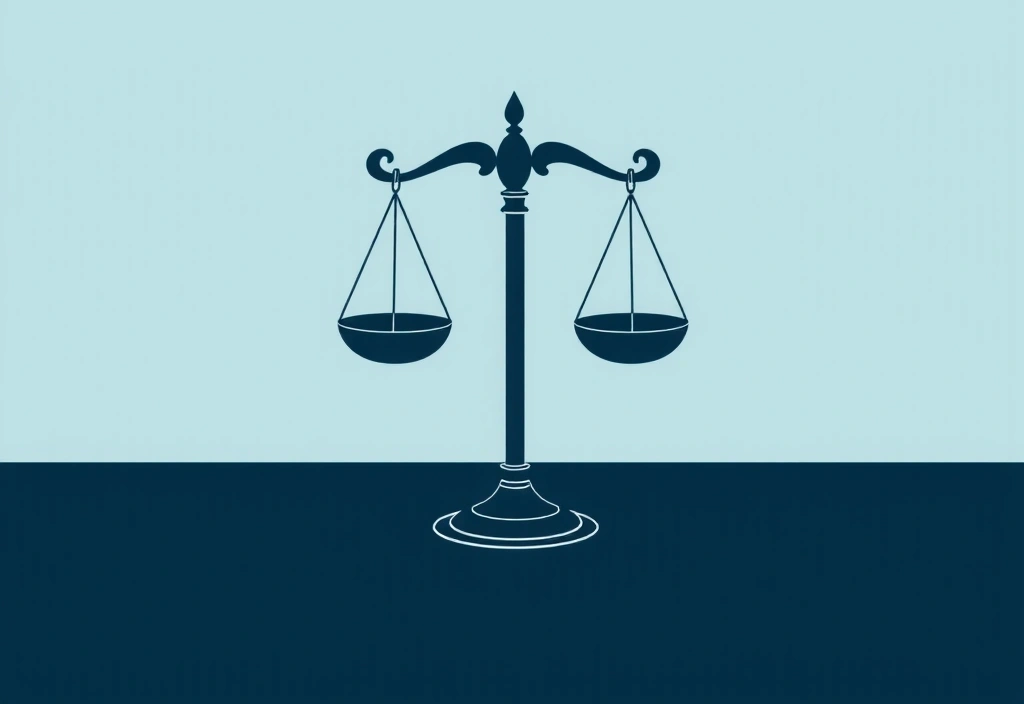 Illustration d'une balance de justice, symbolisant le droit applicable et la juridiction compétente